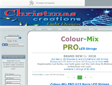 Tablet Screenshot of christmascreations.net.au